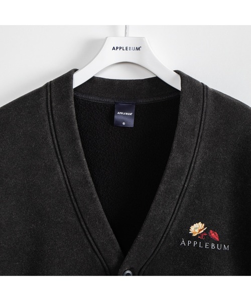 APPLEBUM(アップルバム)の「Powder Bleach Sweat Cardigan(カーディガン/ボレロ・メンズ・ブラック・MEDIUM/LARGE/X-LARGE)」の6枚目の写真