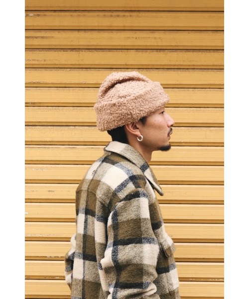 乱痴気（ランチキ）の「【MONOSTEREO】Fuzzy Wuzzy Beani（ニットキャップ/ビーニー・メンズ・オレンジ系その他・FREE）」の7枚目の写真