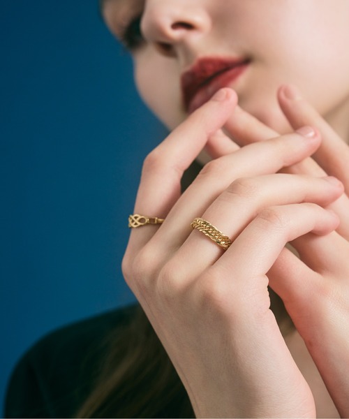 セール】K18 チェーン リング（9号～15号）（リング）｜Jewel closet