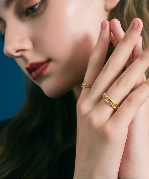 セール】K18 チェーン リング（9号～15号）（リング）｜Jewel closet