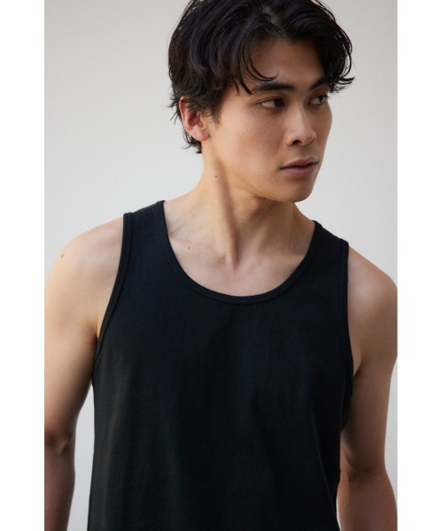AZUL by moussy(アズールバイマウジー)の「ベーシックタンクトップ(タンクトップ・メンズ・ホワイト/ブラック・LARGE/MEDIUM)」の13枚目の写真