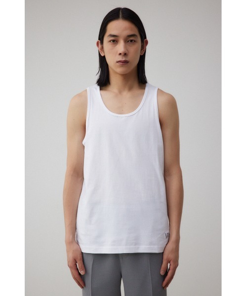 AZUL by moussy(アズールバイマウジー)の「ベーシックタンクトップ(タンクトップ・メンズ・ホワイト/ブラック・LARGE/MEDIUM)」の6枚目の写真