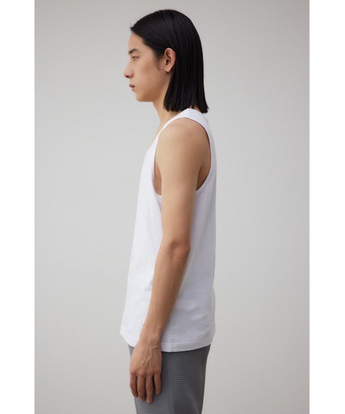 AZUL by moussy(アズールバイマウジー)の「ベーシックタンクトップ(タンクトップ・メンズ・ホワイト/ブラック・LARGE/MEDIUM)」の7枚目の写真