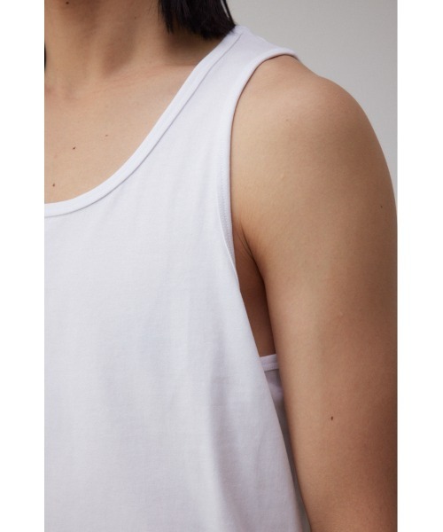 AZUL by moussy(アズールバイマウジー)の「ベーシックタンクトップ(タンクトップ・メンズ・ホワイト/ブラック・LARGE/MEDIUM)」の10枚目の写真