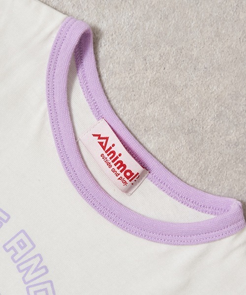 minimal(ミニマル)の「【撥水】ミニマルベアプリントTシャツ(Tシャツ/カットソー・キッズ・ベビーピンク/サックスブルー/ホワイト/ライム・100cm/110cm/120cm/130cm/140cm)」の7枚目の写真