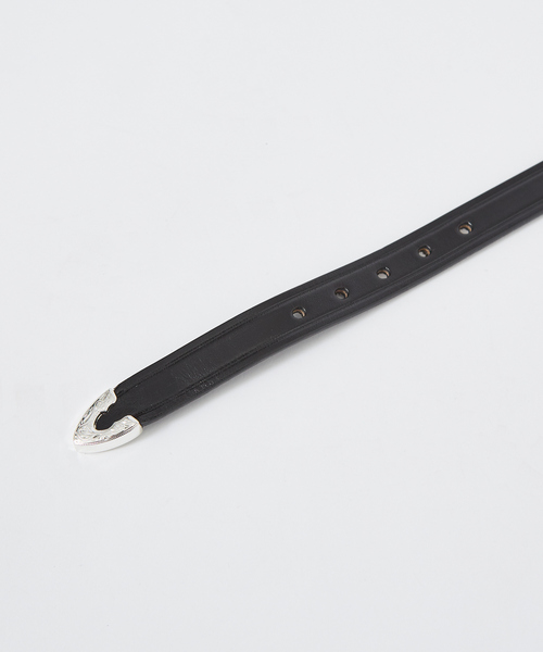 TORY LEATHER(トリーレザー)の「【TORY LEATHER】ウエスタン レザー ベルト(ベルト・メンズ・ブラック・32/34/30/36)」の4枚目の写真
