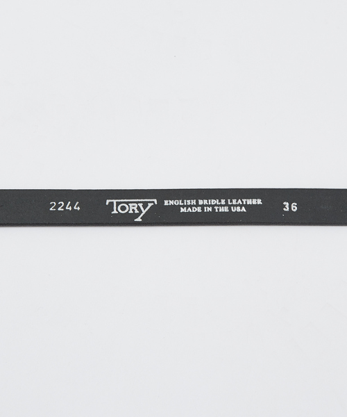 TORY LEATHER(トリーレザー)の「【TORY LEATHER】ウエスタン レザー ベルト(ベルト・メンズ・ブラック・32/34/30/36)」の5枚目の写真