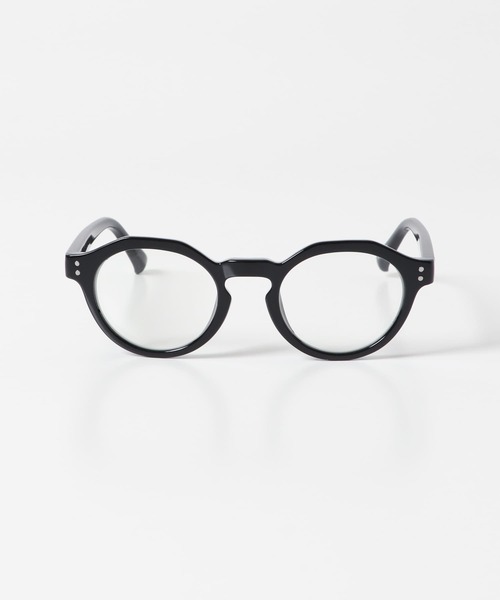 KBF（ケイビーエフ）の「ボストンフレームサングラス（メガネ・レディース・ブルー/クリア/グリーン・ONE）」の14枚目の写真