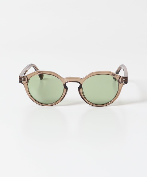 KBF（ケイビーエフ）の「ボストンフレームサングラス（メガネ・レディース・ブルー/クリア/グリーン・ONE）」の15枚目の写真