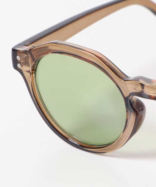 KBF（ケイビーエフ）の「ボストンフレームサングラス（メガネ・レディース・ブルー/クリア/グリーン・ONE）」の21枚目の写真