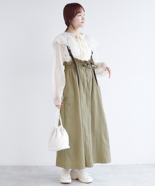 2way ギャザースカート 2WAYギャザースカート（dot×blue）|【公式】子供服やベビー服の