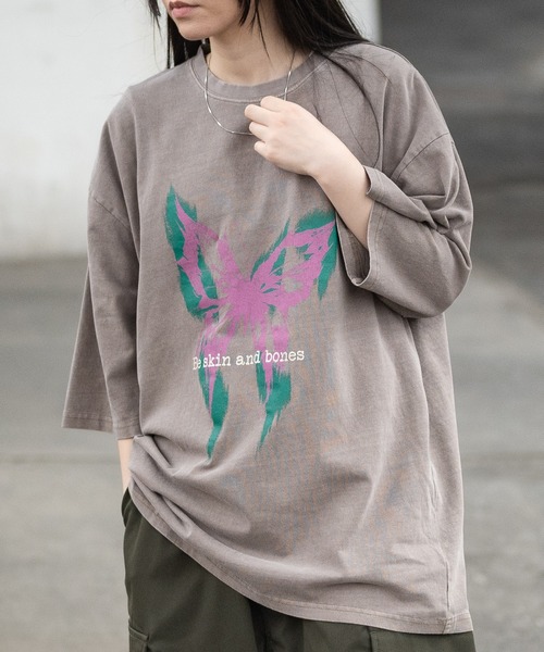 JOHN'S CLOSET(ジョンズクローゼット)の「【i】ピグメント加工 ヴィンテージプリント ビッグTシャツ(Tシャツ/カットソー・メンズ・ブラック系2/ブラック系7/ブラック系5/ブラウン系2/ブラウン系1/ブラウン系7/ブラック系3/ブラック系1/ブラウン系5/ブラウン系3/ブラウン系4/ブラウン系6/ブラウン系8/ブラウン系9/ブラック系/モカ/ブラック系8/ブラック系9/ブラウン系その他/ブラウン系/ブラック/ブラック系6/ブラック系4/ブラック系その他・X-LARGE/MEDIUM/LARGE)」の14枚目の写真