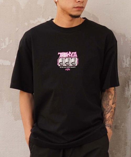 【ムラサキスポーツ限定】BILLABONG/ビラボン 半袖Tee オーバーサイズ TOKYO BE01A-226（Tシャツ/カットソー）｜BILLABONG（ビラボン）
