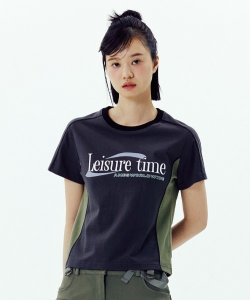 【セール】A'GEM/9 × .kom 『AMESWORLDWIDE/アメスワールドワイド』 LEISURE TIME TEE/レジャータイムTシャツ（Tシャツ/カットソー）｜AMESWORLDWIDE（アメスワールドワイド）