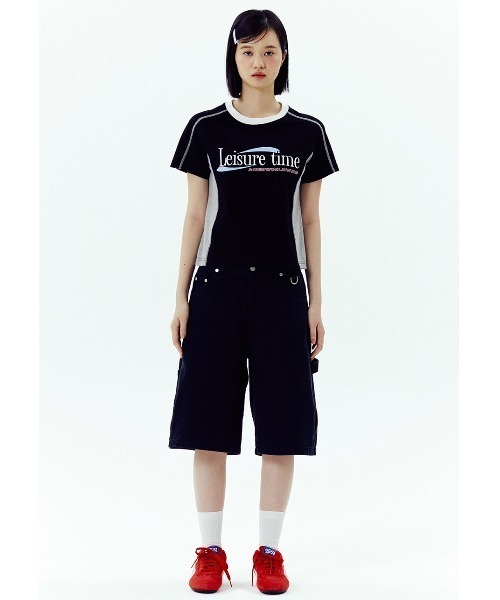 AMESWORLDWIDE（アメスワールドワイド）の「A'GEM/9 × .kom 『AMESWORLDWIDE/アメスワールドワイド』 LEISURE TIME TEE/レジャータイムTシャツ（Tシャツ/カットソー・メンズ・ブラック/ホワイト/チャコールグレー/ブルー/グリーン・S/M/L）」の17枚目の写真