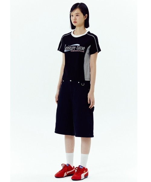 AMESWORLDWIDE（アメスワールドワイド）の「A'GEM/9 × .kom 『AMESWORLDWIDE/アメスワールドワイド』 LEISURE TIME TEE/レジャータイムTシャツ（Tシャツ/カットソー・メンズ・ブラック/ホワイト/チャコールグレー/ブルー/グリーン・S/M/L）」の18枚目の写真