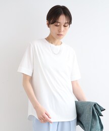 INDIVI | 【洗える】大人きれいめデザインTシャツ(Tシャツ/カットソー)