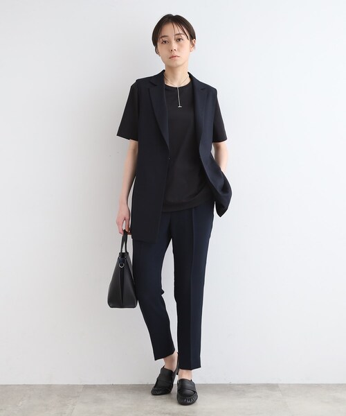 INDIVI(インディヴィ)の「◆【洗える】大人きれいめデザインTシャツ(Tシャツ/カットソー・レディース・ホワイト/ブラック/ナチュラル・05/12/13/15 /19/38)」の11枚目の写真