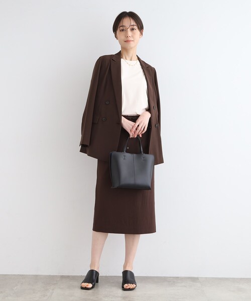 INDIVI(インディヴィ)の「◆【洗える】大人きれいめデザインTシャツ(Tシャツ/カットソー・レディース・ホワイト/ブラック/ナチュラル・05/12/13/15 /19/38)」の15枚目の写真