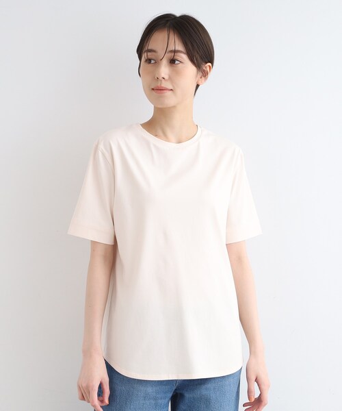 INDIVI(インディヴィ)の「◆【洗える】大人きれいめデザインTシャツ(Tシャツ/カットソー・レディース・ホワイト/ブラック/ナチュラル・05/12/13/15 /19/38)」の17枚目の写真