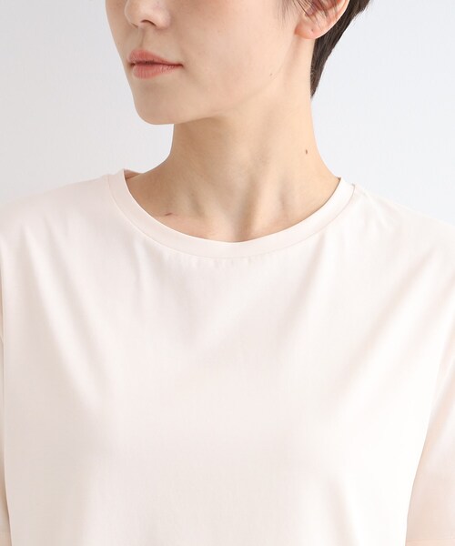 INDIVI(インディヴィ)の「◆【洗える】大人きれいめデザインTシャツ(Tシャツ/カットソー・レディース・ホワイト/ブラック/ナチュラル・05/12/13/15 /19/38)」の20枚目の写真