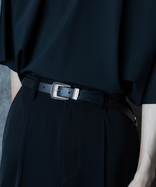 HARE(ハレ)の「ウェスタンバックルベルト(HARE)(ベルト・メンズ・ブラック/ブラウン・FREE)」の8枚目の写真