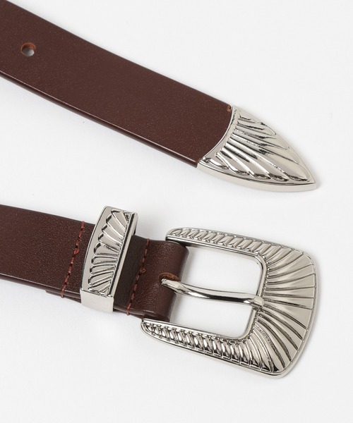 HARE(ハレ)の「ウェスタンバックルベルト(HARE)(ベルト・メンズ・ブラック/ブラウン・FREE)」の11枚目の写真