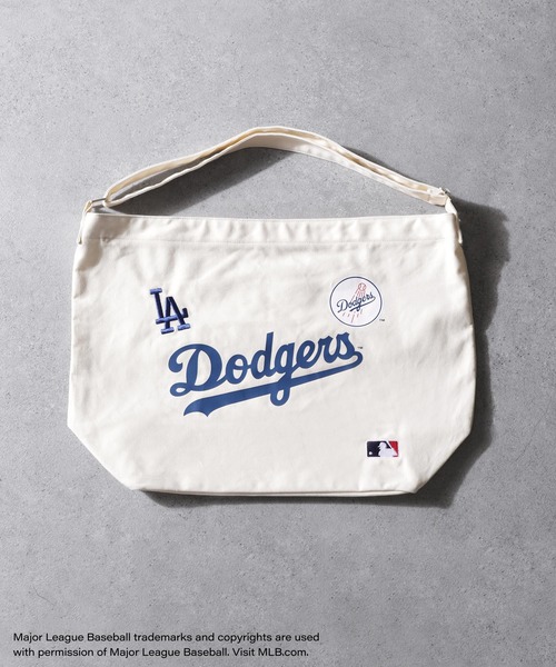 MLB（メジャーリーグベースボール）の「【MLB】 キャンバス ショルダーバッグ / ポストマンバッグ（ショルダーバッグ・メンズ・ブラック/オフホワイト/ネイビー・FREE）」の13枚目の写真