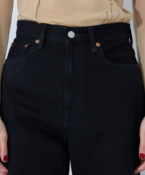 kotohayokozawa（コトハヨコザワ）の「【kotohayokozawa/コトハヨコザワ】《STUDIOUS別注》カットアウトデニムパンツ（デニムパンツ・レディース・ブラック・S/M）」の3枚目の写真