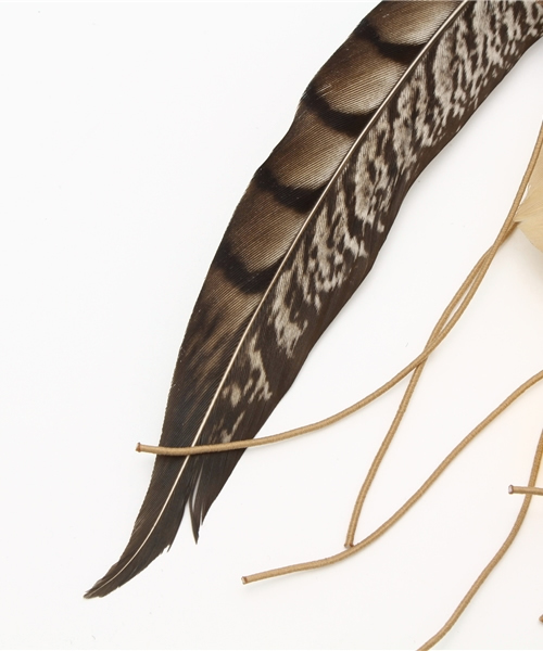 AZUL by moussy（アズールバイマウジー）の「カラーフェザーヘッドバンド（ヘアゴム・レディース・ブラウン系その他/ベージュ系その他・FREE）」の6枚目の写真