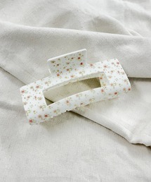 RUBY AND YOU（ルビーアンドユー）の「［select］花柄スクエアヘアクリップ（バレッタ/ヘアクリップ・レディース）」