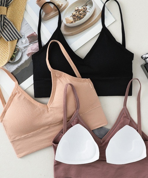 Miniministore(ミニミニストア)の「ショート丈 リブ キャミソール(キャミソール・レディース・ブラック/ベージュ/オレンジ/ホワイト/グリーン/ブラウン/ピンク/テラコッタ・M/L)」の20枚目の写真