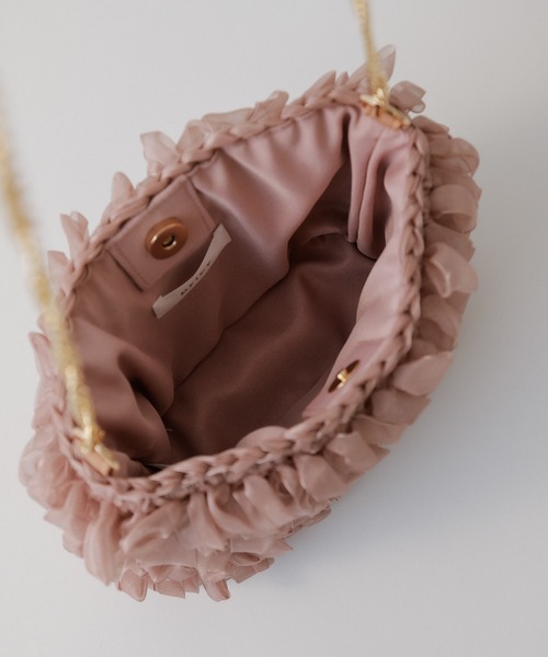 DEICY（デイシー）の「オーガンジーショルダーバッグ（ショルダーバッグ・レディース・ベージュ系その他/ピンク・FREE）」の9枚目の写真