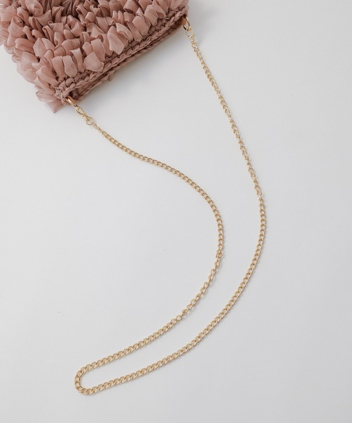 DEICY（デイシー）の「オーガンジーショルダーバッグ（ショルダーバッグ・レディース・ベージュ系その他/ピンク・FREE）」の7枚目の写真