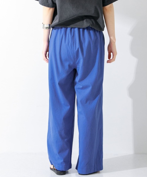 URBAN RESEARCH Sonny Label（アーバンリサーチサニーレーベル）の「コットンイージーカラーワイドパンツ（その他パンツ・レディース・オフホワイト/ブルー/グリーン系その他/ネイビー・36/38）」の8枚目の写真