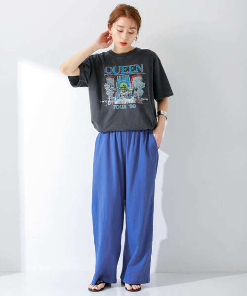 【新品】アーバンリサーチサニーレーベル　コットンイージーカラーワイドパンツ URBAN RESEARCH Sonny Label（アーバンリサーチサニーレーベル