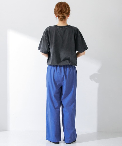 URBAN RESEARCH Sonny Label（アーバンリサーチサニーレーベル）の「コットンイージーカラーワイドパンツ（その他パンツ・レディース・オフホワイト/ブルー/グリーン系その他/ネイビー・36/38）」の11枚目の写真