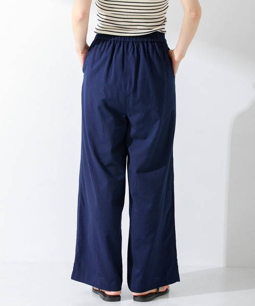 URBAN RESEARCH Sonny Label（アーバンリサーチサニーレーベル）の「コットンイージーカラーワイドパンツ（その他パンツ・レディース・オフホワイト/ブルー/グリーン系その他/ネイビー・36/38）」の15枚目の写真