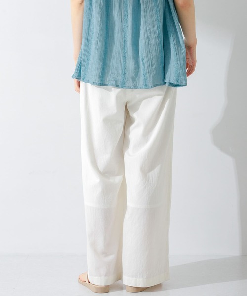 URBAN RESEARCH Sonny Label（アーバンリサーチサニーレーベル）の「コットンイージーカラーワイドパンツ（その他パンツ・レディース・オフホワイト/ブルー/グリーン系その他/ネイビー・36/38）」の22枚目の写真