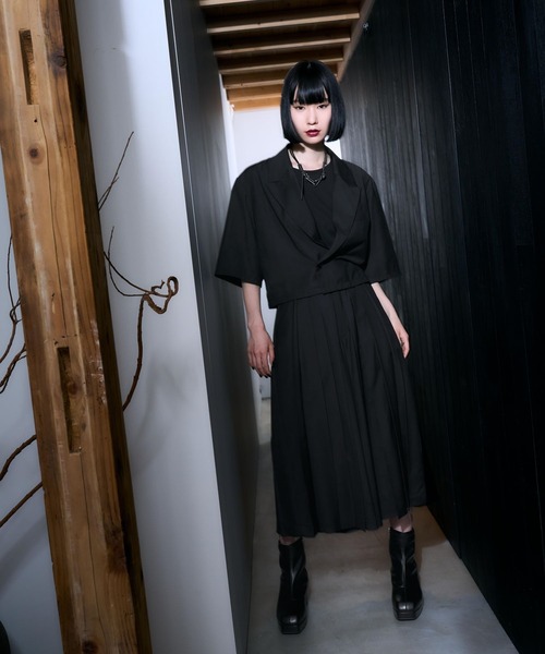 HARE（ハレ）の「YOSEガウチョパンツ(HARE)（その他パンツ・メンズ・グレー/ブラック・FREE）」の8枚目の写真