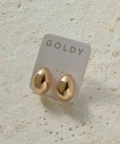 GOLDY（ゴールディ）の「ミニ メタル ドロップ ピアス（ピアス（両耳用）・レディース・ゴールド/シルバー系その他/ゴールド系その他/シルバー・FREE）」の5枚目の写真