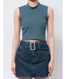 EMODA | ミニハイネックリブトップ(タンクトップ)