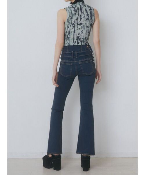 EMODA(エモダ)の「ミニハイネックリブトップ(タンクトップ・レディース・その他/ブルー/ホワイト/ブラック・FREE)」の16枚目の写真