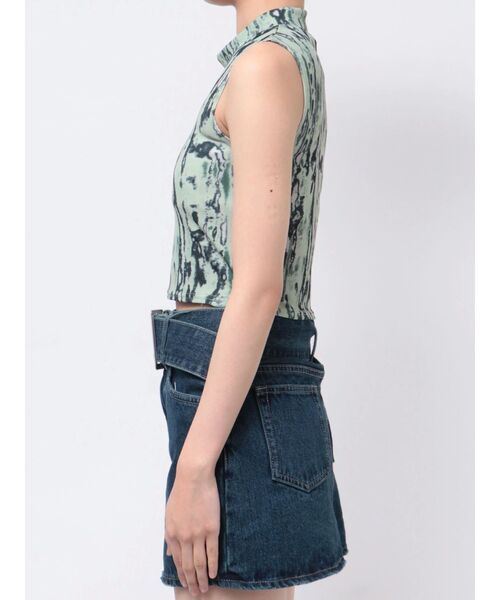 EMODA(エモダ)の「ミニハイネックリブトップ(タンクトップ・レディース・その他/ブルー/ホワイト/ブラック・FREE)」の18枚目の写真