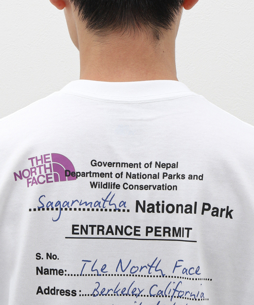 THE NORTH FACE(ザノースフェイス)の「《WEB限定》【THE NORTH FACE / ザ ノースフェイス】S/S ENTRANCE PERMISSION T(Tシャツ/カットソー・メンズ・ブラック/ホワイト・MEDIUM/X-LARGE/LARGE)」の10枚目の写真