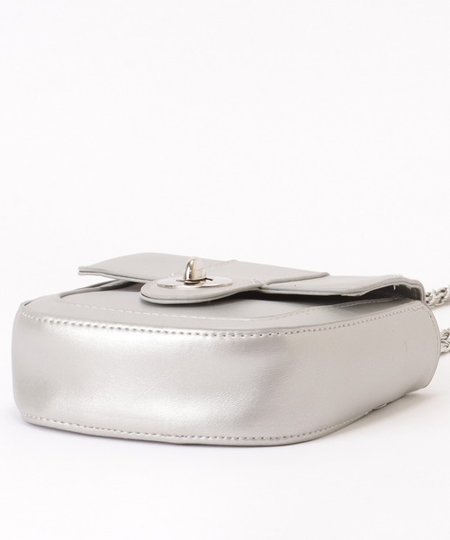 Lace Ladies(レースレディース)の「コンパクト ラウンド 2WAY チェーン ショルダーバッグ(ショルダーバッグ・レディース・ブラック/シルバー・FREE)」の22枚目の写真