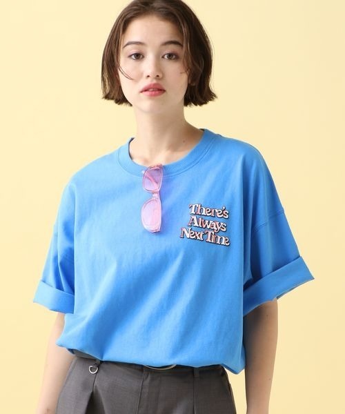 PBLIM(ページボーイリム)の「PBLIM/ボーンロゴT(Tシャツ/カットソー・レディース・オレンジ/ネイビー/ブルー/オフホワイト・LARGE/MEDIUM)」の4枚目の写真