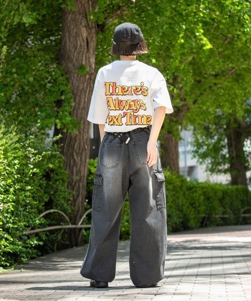 PBLIM(ページボーイリム)の「PBLIM/ボーンロゴT(Tシャツ/カットソー・レディース・オレンジ/ネイビー/ブルー/オフホワイト・LARGE/MEDIUM)」の12枚目の写真