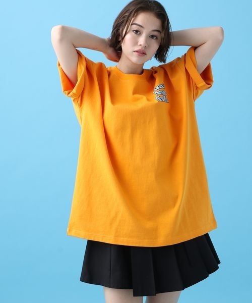 PBLIM(ページボーイリム)の「PBLIM/ボーンロゴT(Tシャツ/カットソー・レディース・オレンジ/ネイビー/ブルー/オフホワイト・LARGE/MEDIUM)」の7枚目の写真