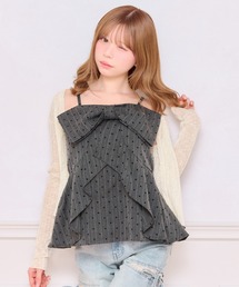 セール】サイドリボンレースアップデニム【ZOZOTOWN限定アイテム
